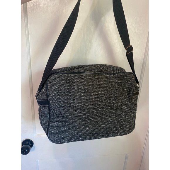 Vintage Jordache Tweed Carry On Travel Bag Old Money Classic Quiet Luxury Tote - Picture 3 of 10